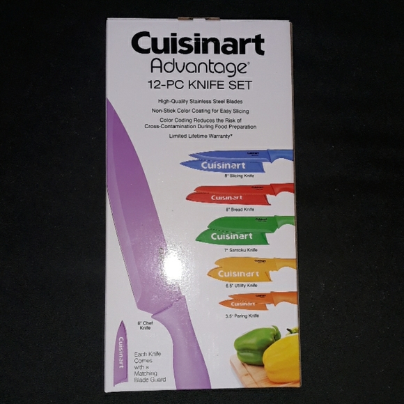 Cuisinart Kitchen Cuisinart Rainbow Knife Set Nwt Poshmark